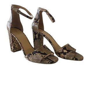 Brand New! Michael Kors Faux Snakeskin Sandals